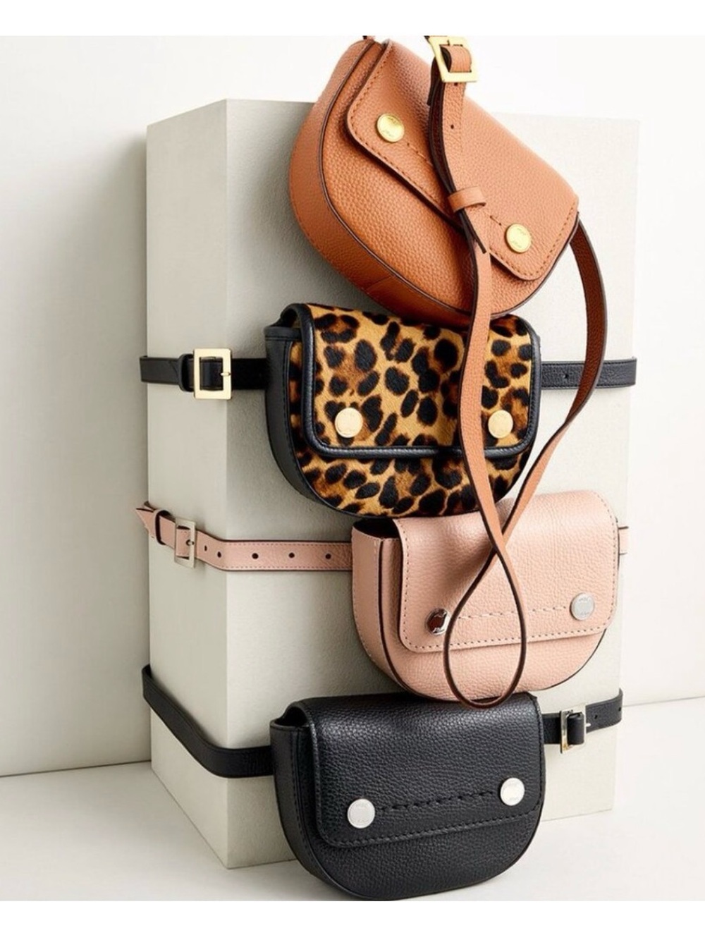 J. Crew Bristol Convertible Nude / Pink Bag